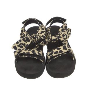Loeffler Randall size 9 leopard Maisie sports sandal
